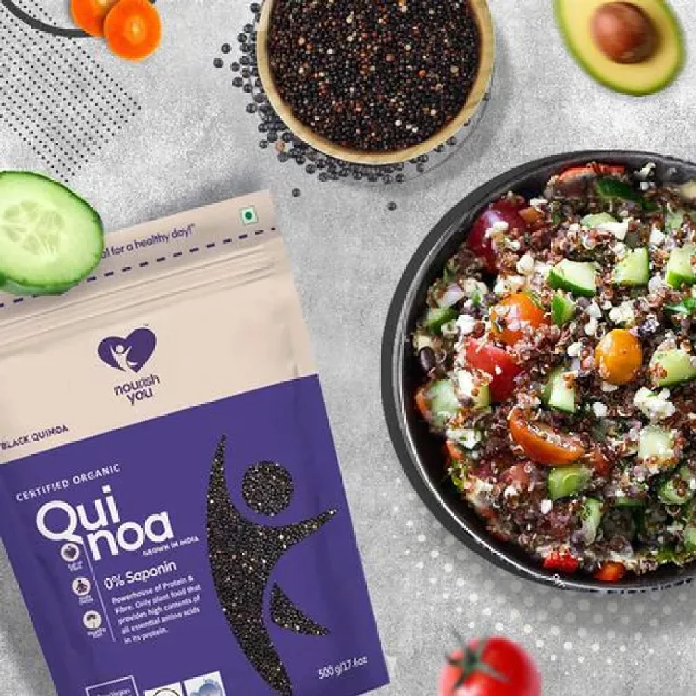 Nourish you Certified Organic Black Quinoa, 500 g-6.webp